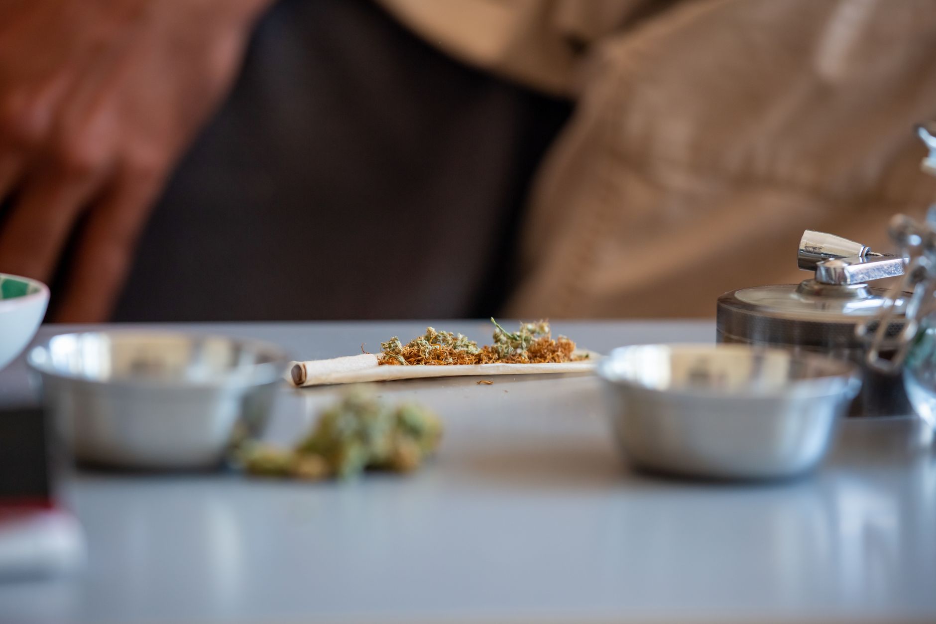 people crafting a joint
